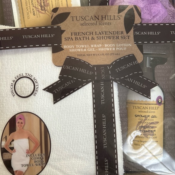 Tuscan Hills Selected Scents French Lavender Spa Bath & Shower Set - Picture 7 of 10